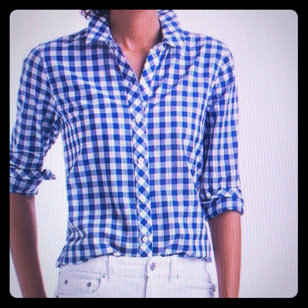 Vineyard Vines Gingham relaxed Fit Button Down sz2